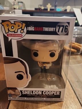 Funko Sheldon Cooper Pop! Vinyl Figure - Yellow, Black, White